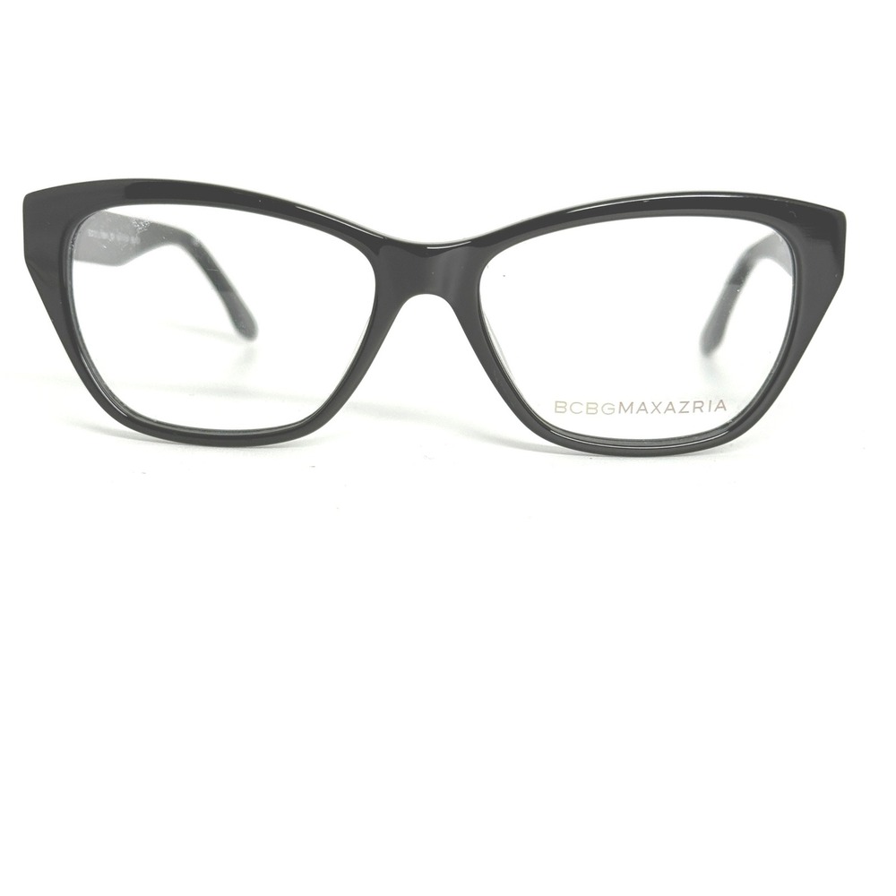 BCBGMAXAZRIA Martina‎ Black Cat Eye Eyeglasses Frames 52-15-135 CV 22024